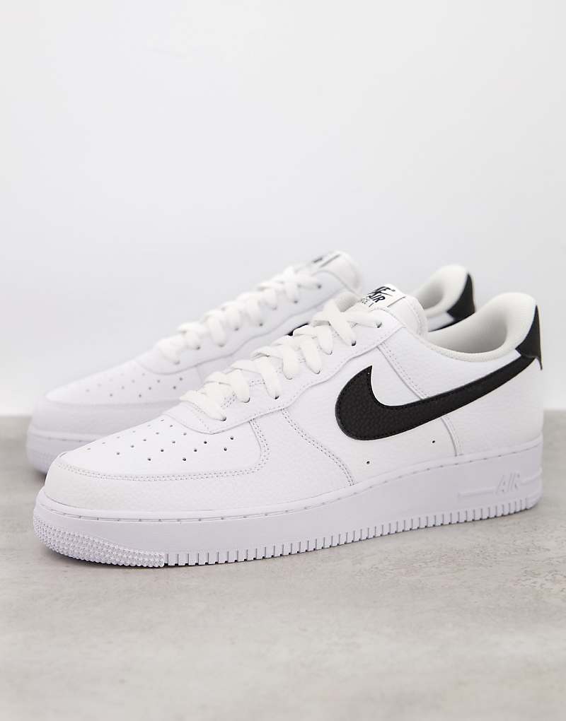 

Бело-черные кроссовки Nike Air Force 1 '07, Черный, Бело-черные кроссовки Nike Air Force 1 '07