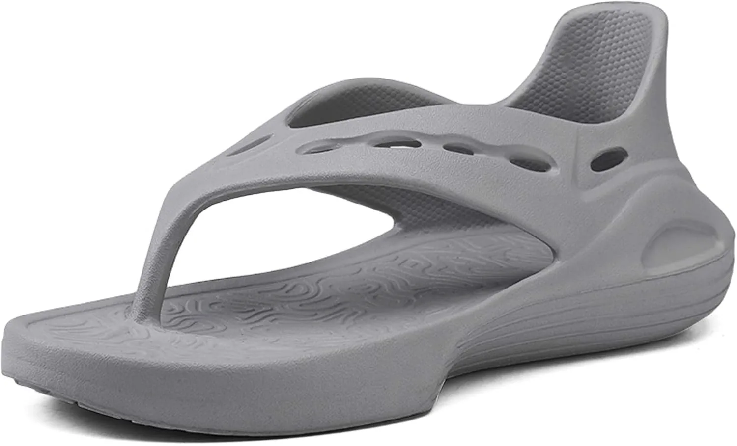 

UANGLI Летние мужские сандалии летние пляжные туфли сандалии для улицы и дома, дышащие, легкие и комфортные, серый