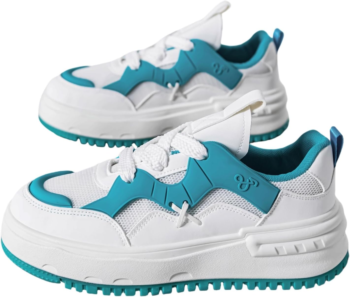 

Мужские кроссовки с цветными вставками, массивные, модные повседневные спортивные обувь - идеально подходят для прогулок на свежем воздухе, тренировок в зале и ежедневных поездок Aokisx, голубой