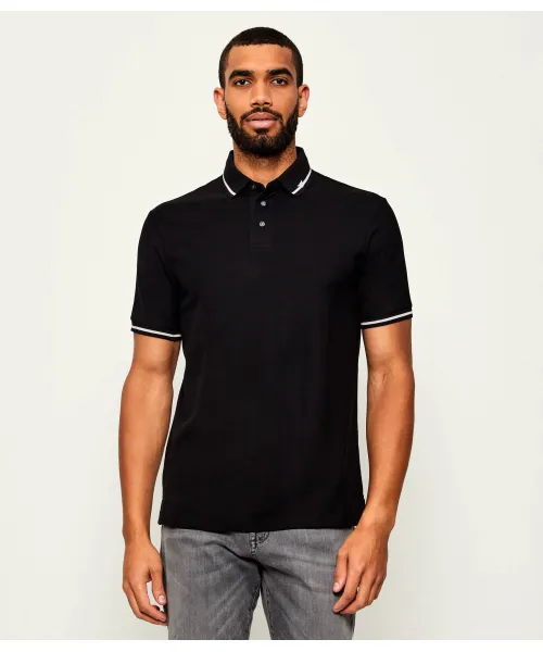 

Футболка поло Regular fit Emporio Armani, черный