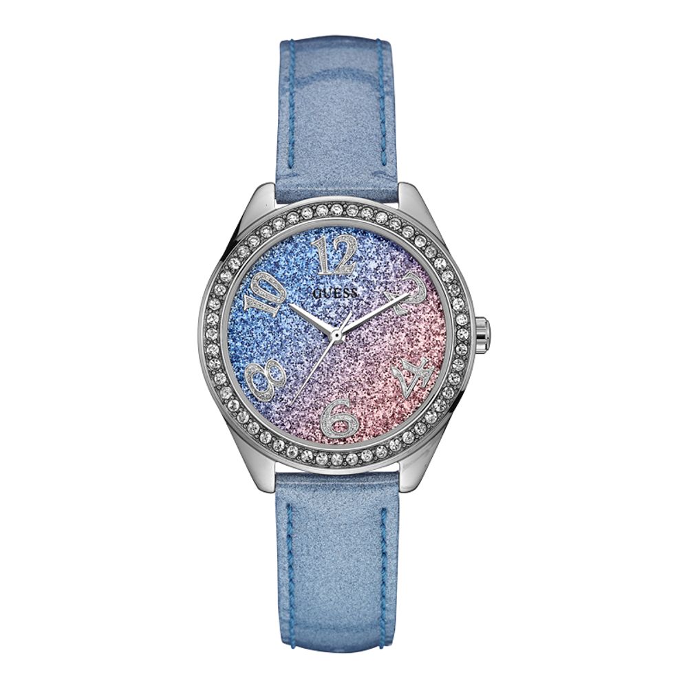 

Синие полиэтиленовые часы GUESS