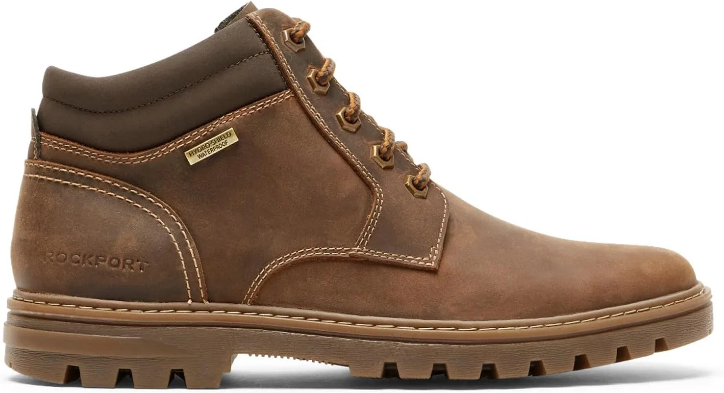 Мужские ботильоны Rockport Weather Or Not с гладким носком, Tan Leather Suede — фото 2