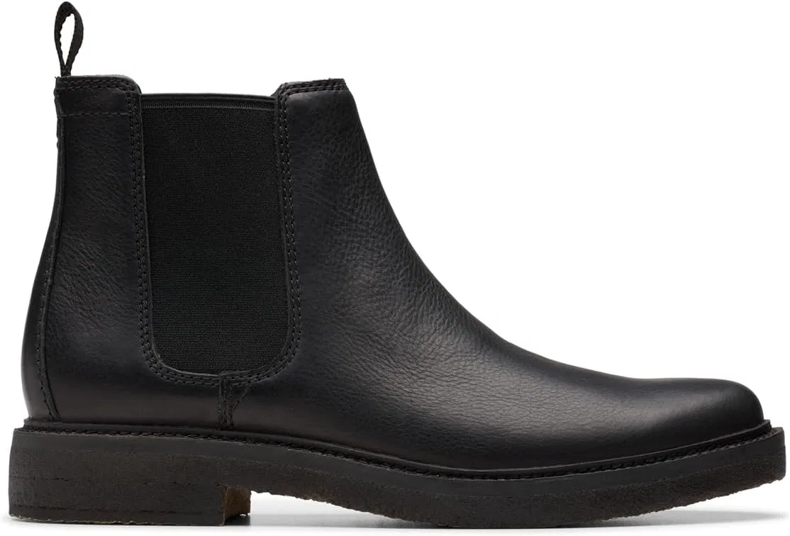 Мужские ботинки Clarks Clarkdale EasyChelsea, Black (Black Leather)