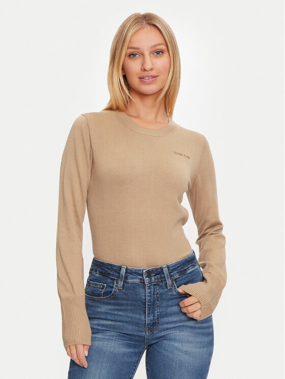 

Кардиган стандартного кроя Guess Jeans, коричневый