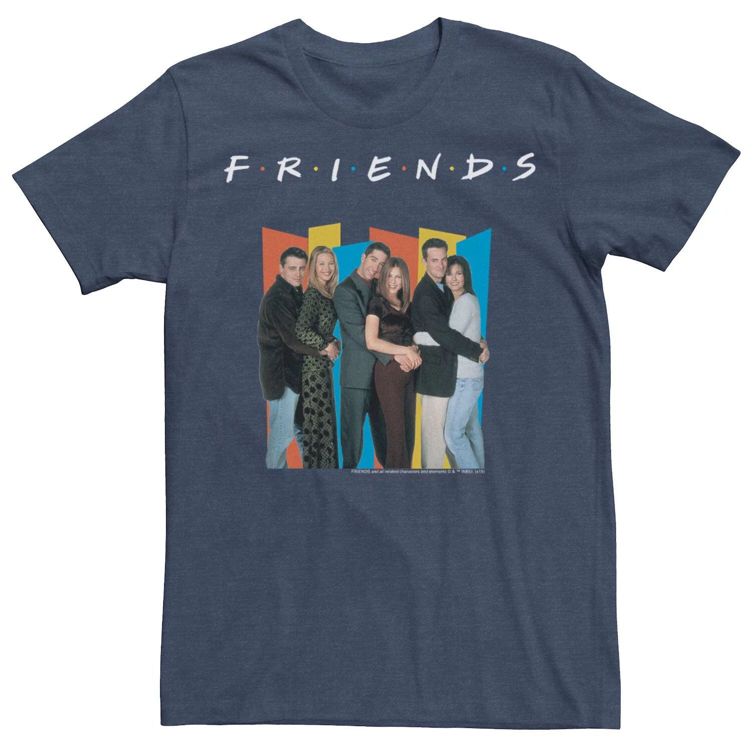 

Мужская футболка Friends с геометрическим рисунком Group Shot Licensed Character