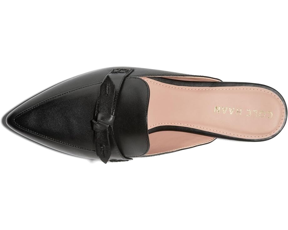 Лоферы Cole Haan Piper Bow Mule, цвет Black Leather — фото 2