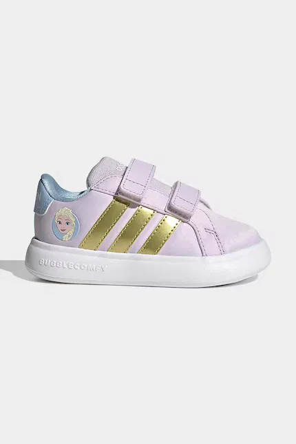 Кроссовки детские DISNEY GRAND COURT ELSA Adidas, фиолетовый