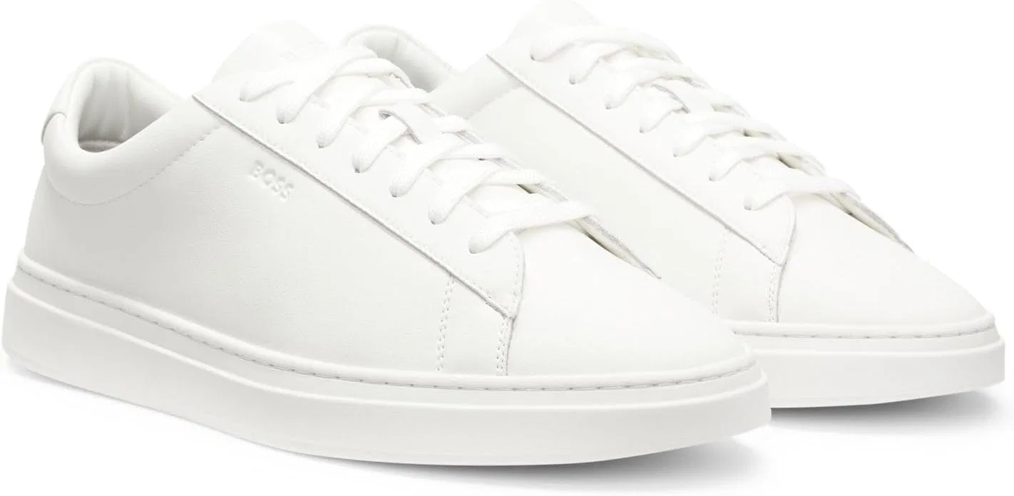 Мужские теннисные кроссовки BOSS Kieran_Tenn_allt 10228535 01, White — фото 3