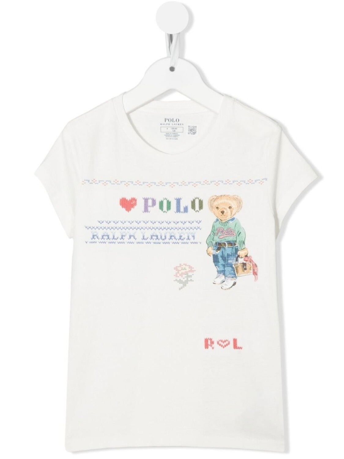 

Футболка с короткими рукавами Ralph Lauren Kids, белый