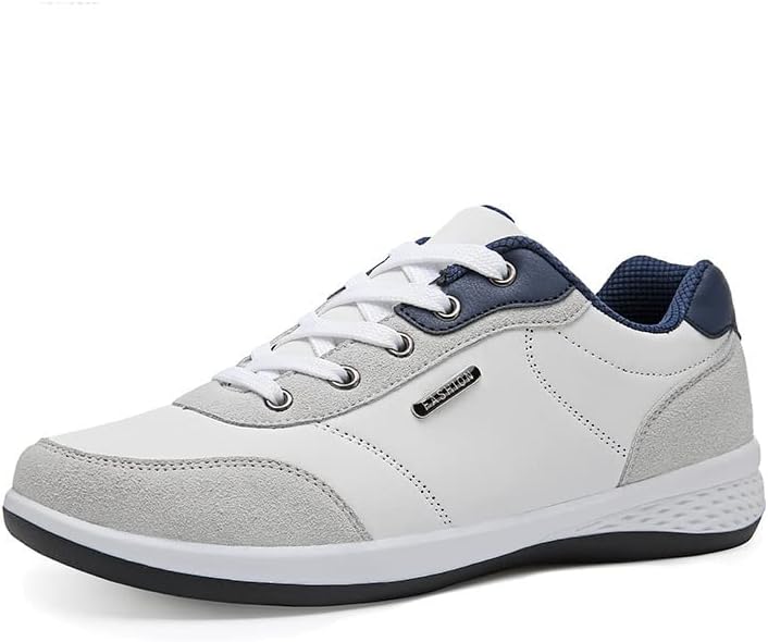 

Мужские повседневные кроссовки WAOLSU с шнуровкой, спортивные, дышащие теннисные туфли, белый