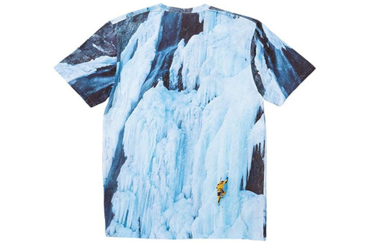 Футболка Supreme SS21 Week 5 x The North Face Ice Climb Tee, синий — фото 2