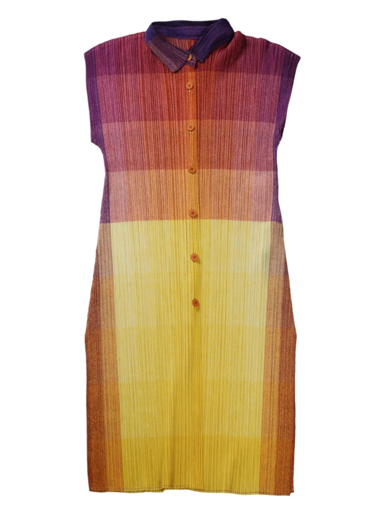 

Фотонная рубашка Pleats Please Issey Miyake, желтый