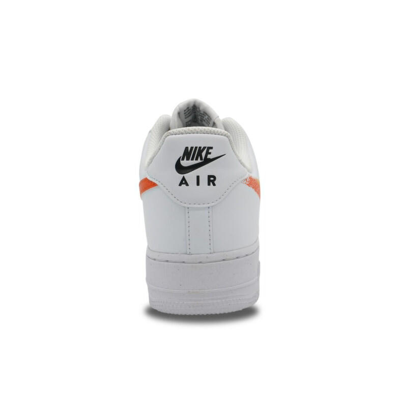 Кроссовки Nike Air Force 1 Low '07 Spray Paint Swoosh Safety Orange — фото 4