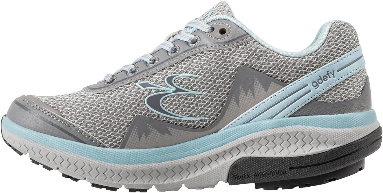 Кроссовки Gravity Defyer Mighty Walk, цвет Silver/Aqua — фото 4