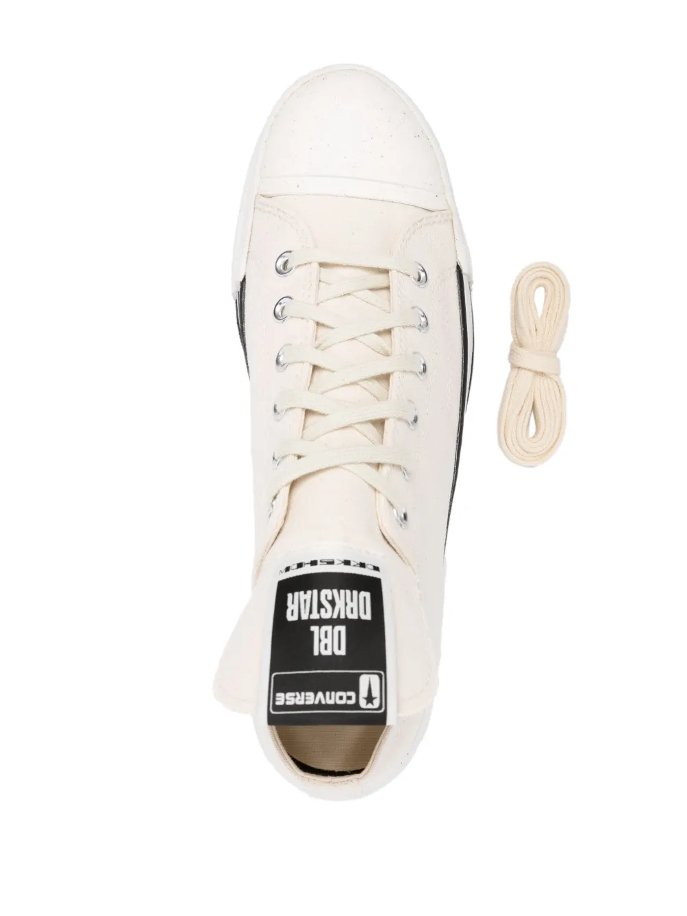 Кроссовки на шнуровке из коллаборации с DRKSHDW Converse, нейтральный — фото 4