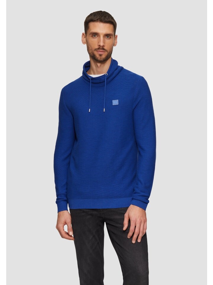 

Пуловер s.Oliver Strickpullover langarm, синий