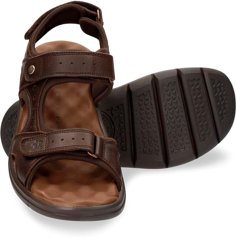 Мужские сандалии Panama Jack Salton Basics с открытым носком, коричневый — фото 3