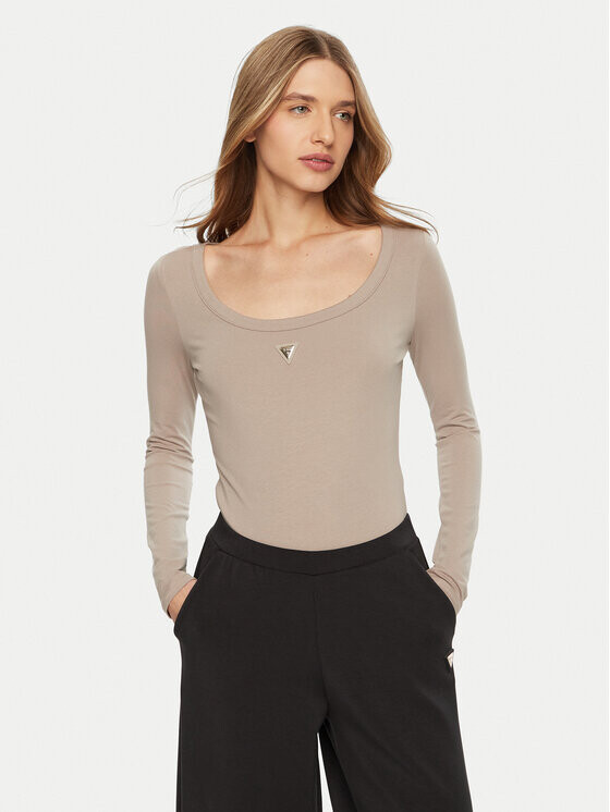 

Боди облегающее Guess, серый