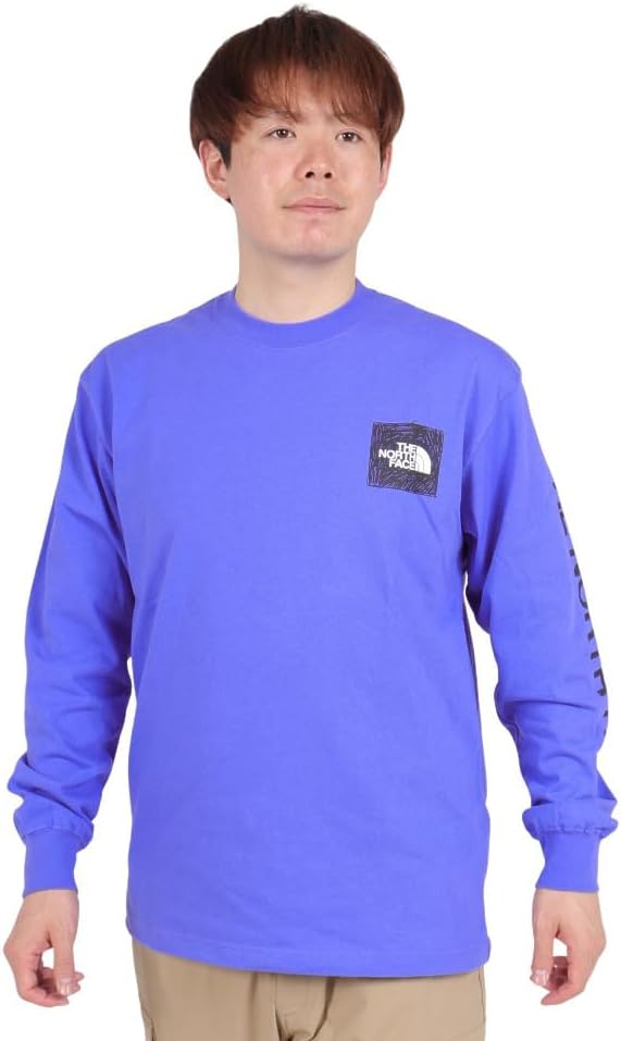 

Мужская футболка с длинным рукавом и графическим принтом THE NORTH FACE (NT32438), синий