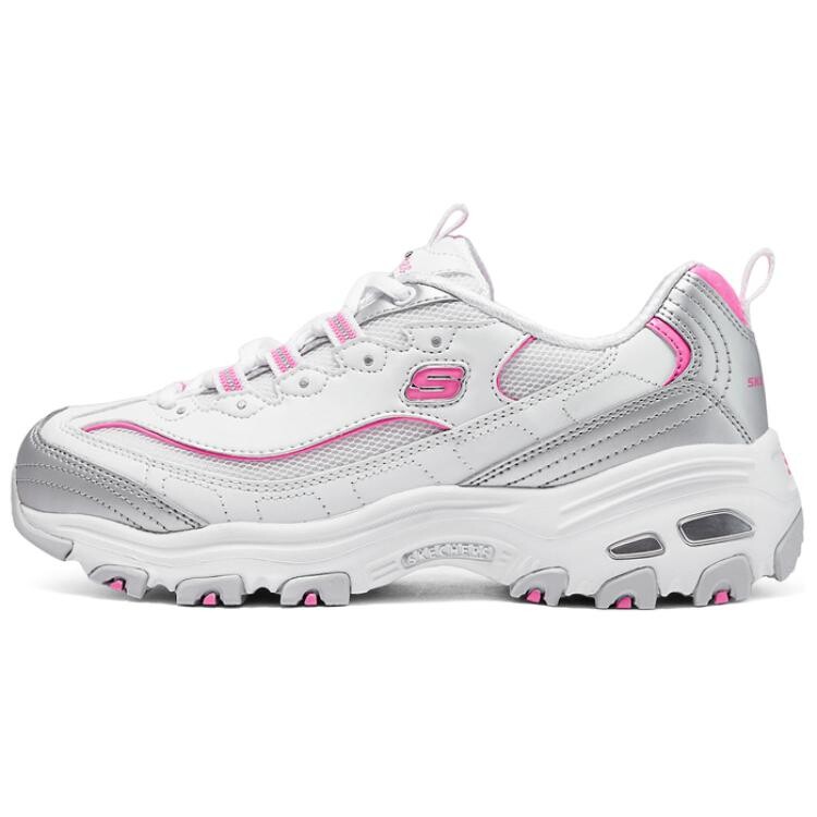 

Кроссовки Skechers DLITES Chunky Sneakers Women's Low-top White/Pink, розовый