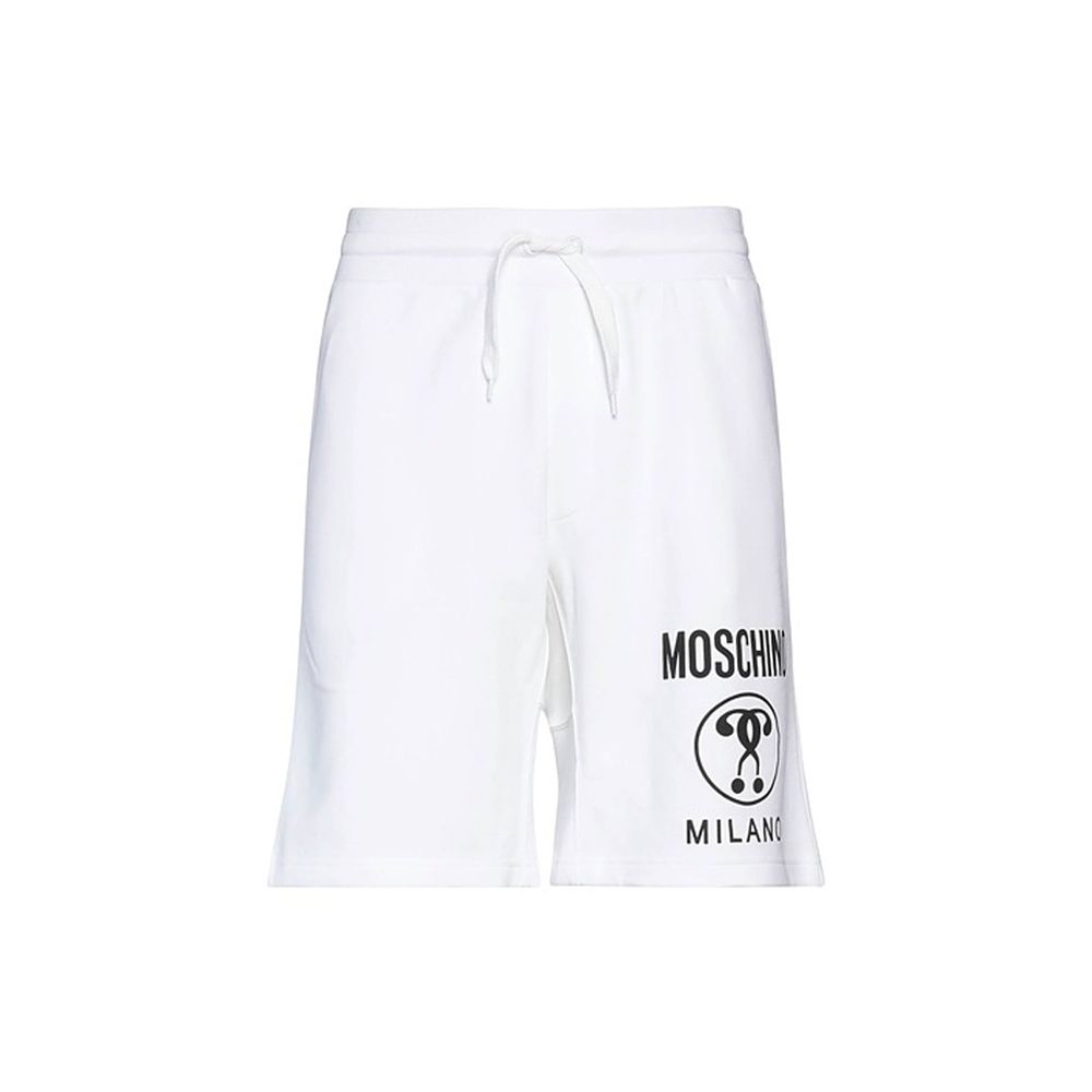 

Хлопковые шорты с логотипом Moschino Couture!, белый