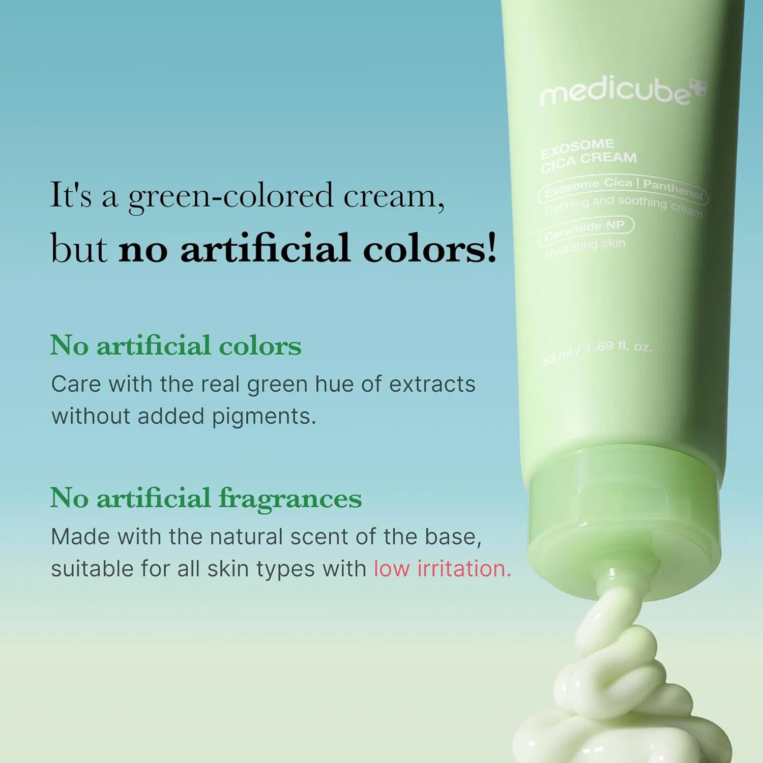 Крем для лица Medicube — Exosome Cica Tea Tree Cream для чувствительной кожи от — фото 4