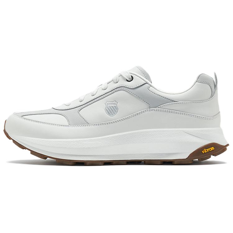 

K·SWISS KSWISS Cushioning Slip Resistant Height Increasing Low Top Casual Shoes Men's White