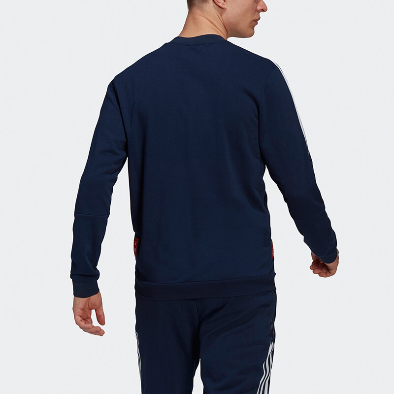 CNY Collection Толстовка мужская темно-синяя Adidas, темно-синий — фото 3