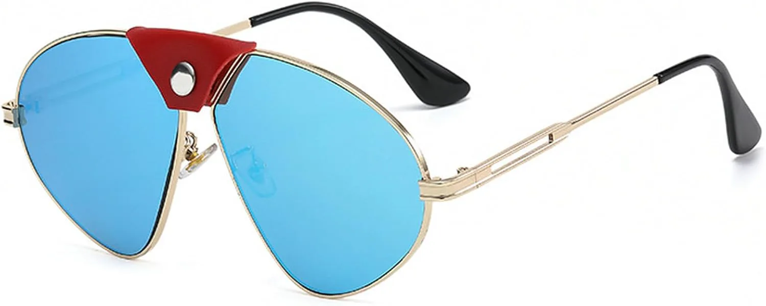 

Большие ретро-солнцезащитные очки-пилот для женщин и мужчин, модные очки для вождения, 70-е годы, металлическая оправа, винтажные очки в крупной оправе mincl, C5