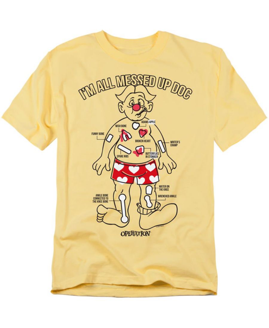 

Мужская футболка Operation I'm All Messed Up Doc Hasbro+, Banana