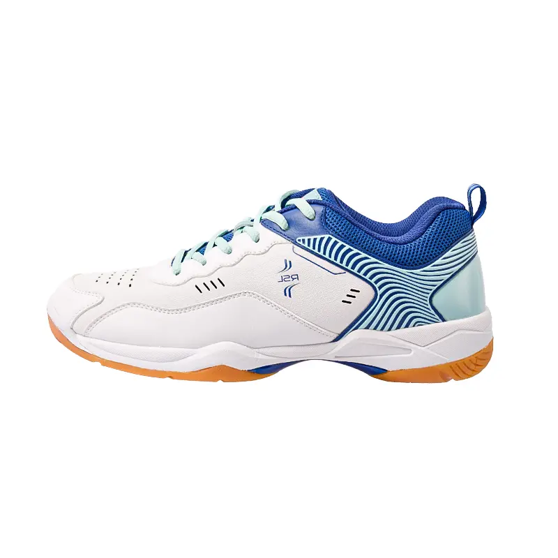 

Амортизация, нескользящая подошва, устойчивость к истиранию, полное покрытие, поддержка, низкие кроссовки для бадминтона unisex RSL, Chasing The Wind Blue White+Exquisite Shoe Box+Random Color Socks