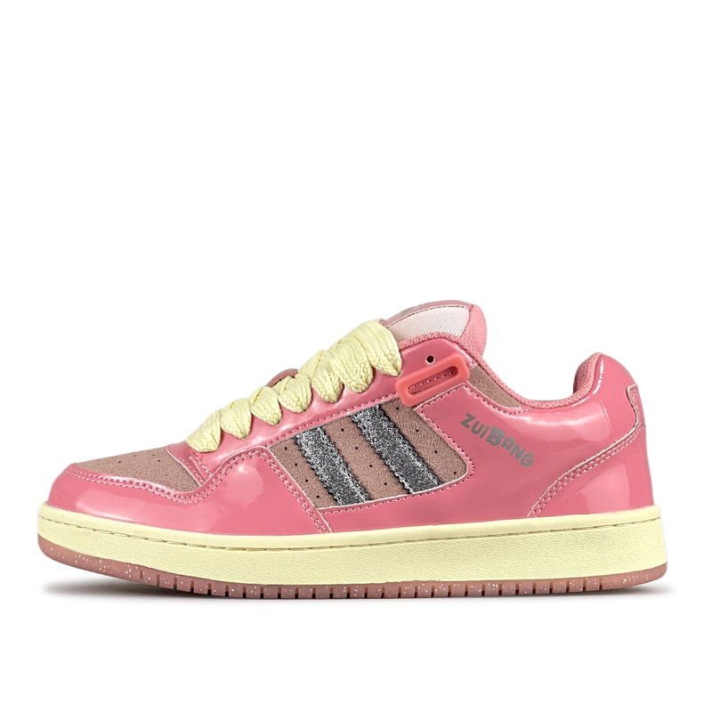 

Кроссовки ZUIBANG Skateboarding Shoes Women's Low-top Pink, цвет Bundy powder