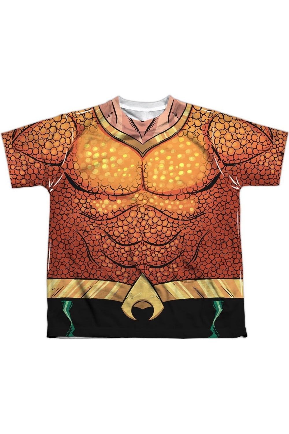 

Футболка с коротким рукавом для подростков "Justice League of America" Aquaman Rebirth Gildan, белый