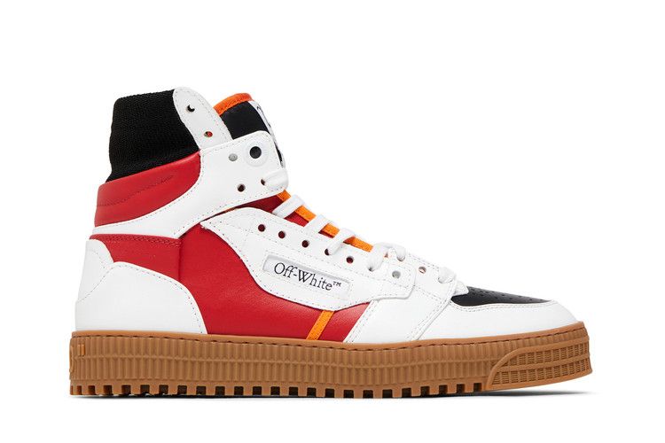 Кроссовки Off-White Off-White Off-Court 3.0 High 'White Red Gum', красный — фото 2