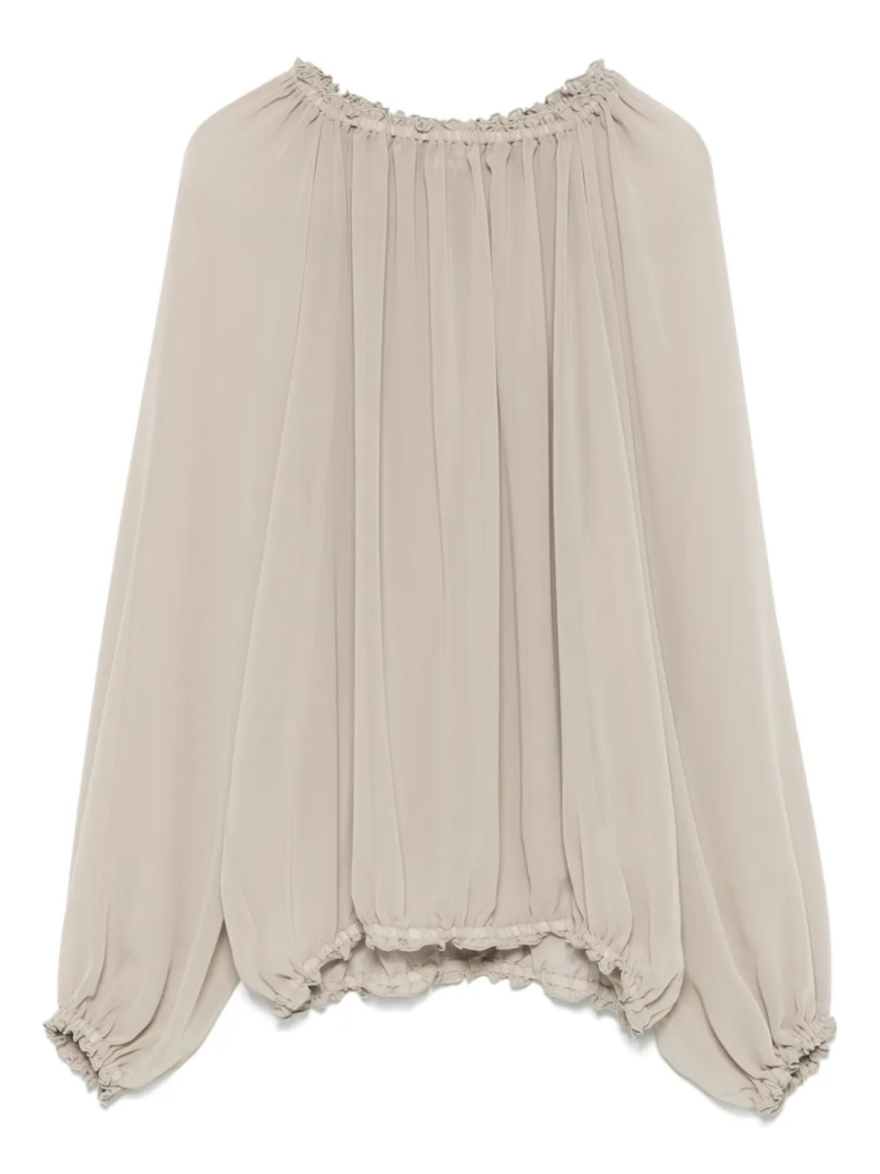 

Блузка с оборками Blanca Vita, нейтральный