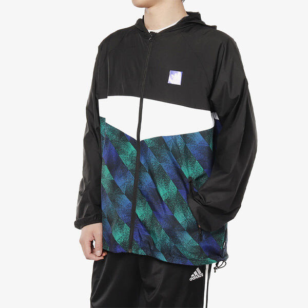Куртка adidas originals hooded Zipper Casual Sports Jacket Multicolor, мультиколор — фото 4