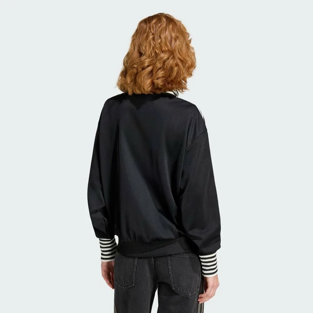 Спортивная футболка Vintage BB TT в полоску и ребристой текстуре Adidas, black — фото 2