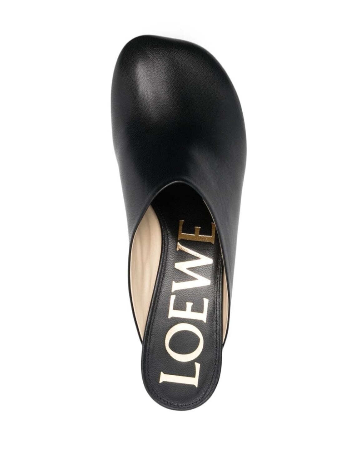 Мюли на каблуке LOEWE, черный — фото 4