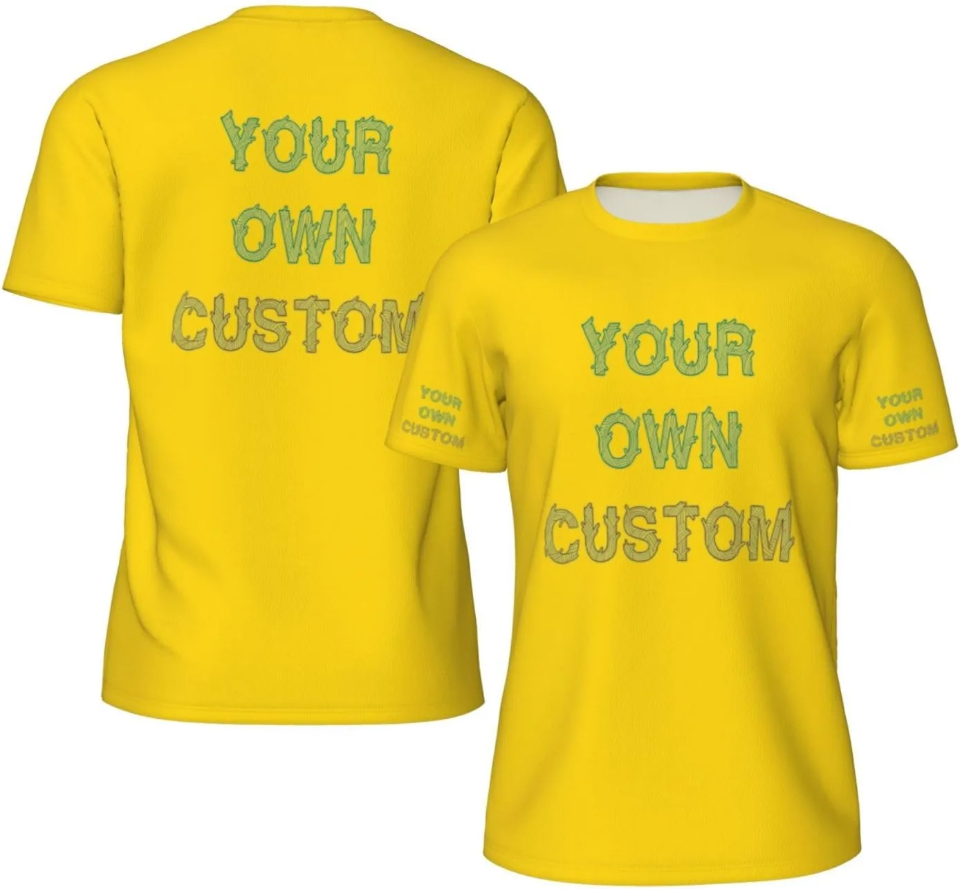 

Футболка Custom с принтом на 4 сторонах