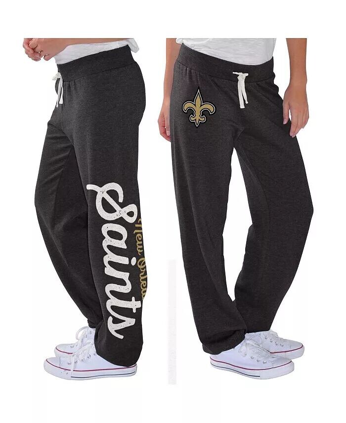 

Женские черные флисовые брюки для схватки New Orleans Saints G-Iii 4Her By Carl Banks
