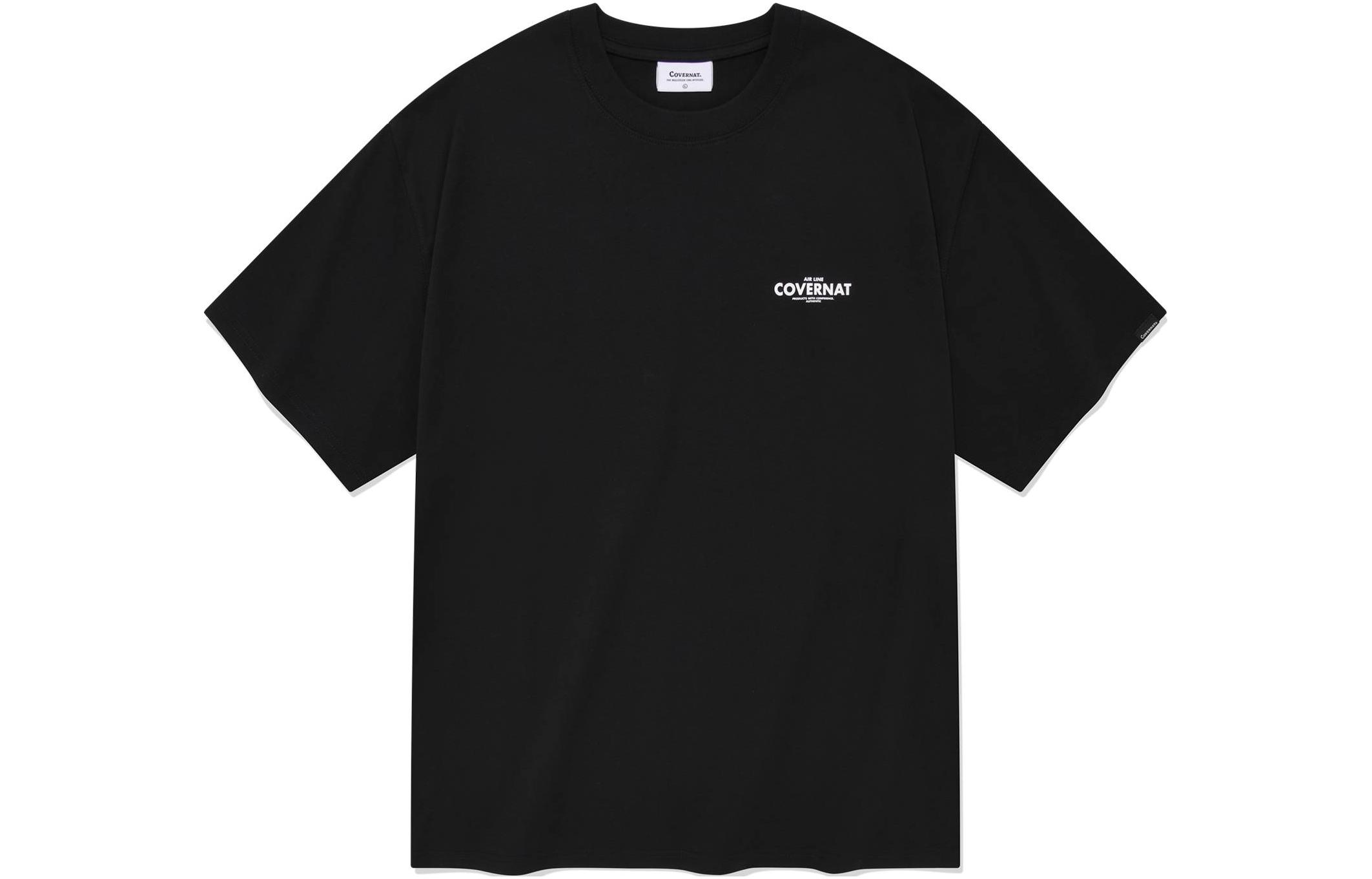 

COVERNAT Футболка SS24 мужская черная, Черный, COVERNAT Футболка SS24 мужская черная