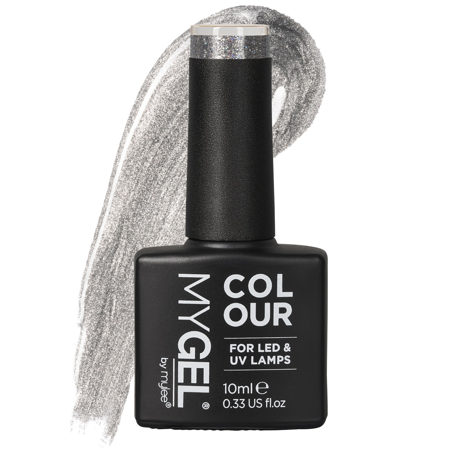

Лак для ногтей mygel gel-nagellack Mylee, silver screen, объем 10 мл