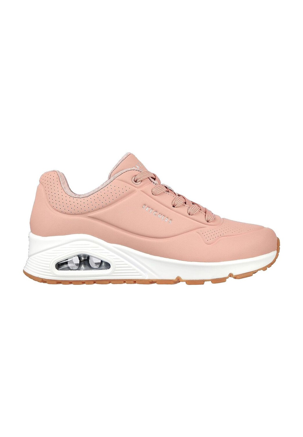 

Кроссовки Uno Stand on air, амортизирующие на воздушной подушке, женские SKECHERS, цвет Blsh Blush Durabu