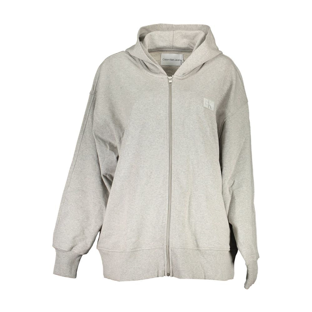 

Серая хлопковая толстовка Calvin Klein, Gray