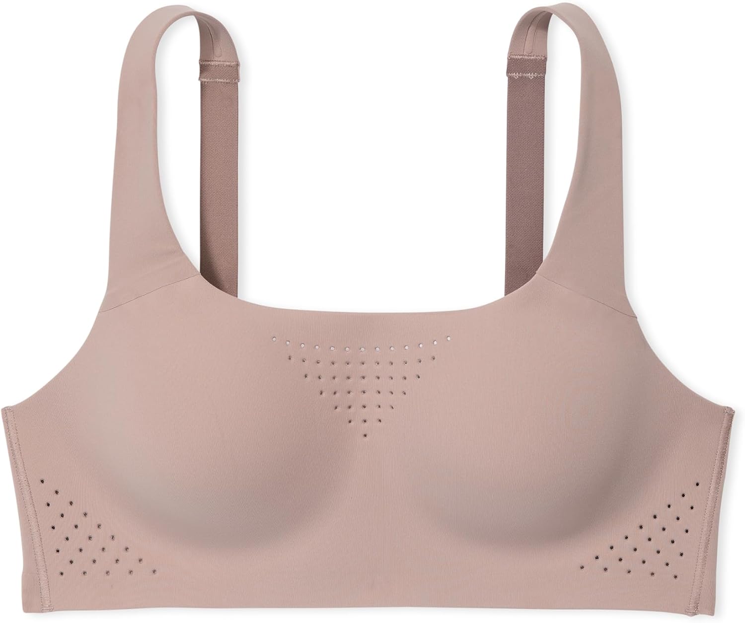 Женский спортивный бюстгальтер Victoria's Secret VSX Featherweight Max, с высокой ударопрочностью и без косточек (32A-38DD), Bare Taupe — фото 3