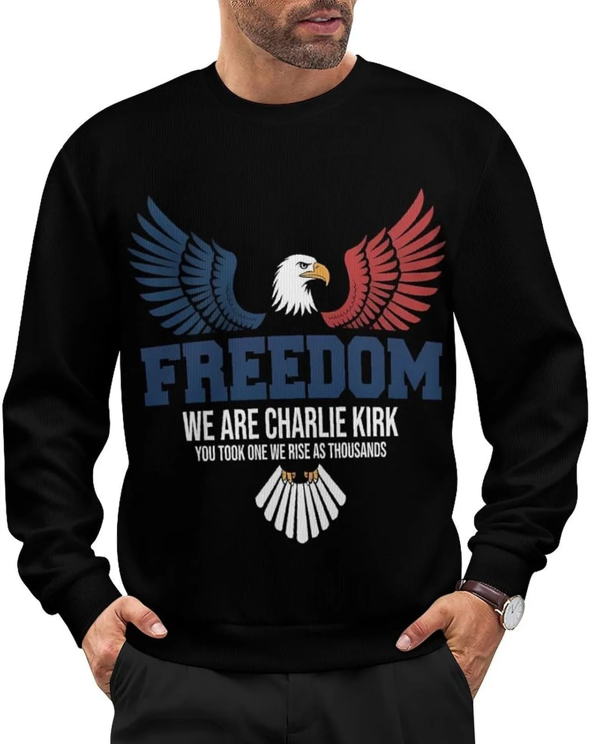 

Свитер Charlie Kirk Unisex CONGIRLBOON