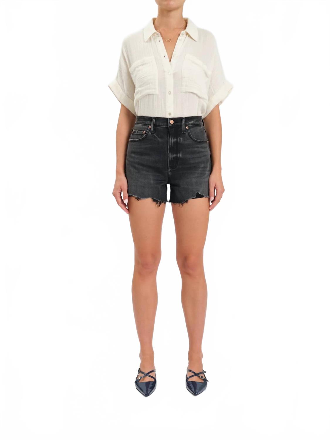 

Винтажные шорты Knockout для ночной жизни в черном цвете DAZE