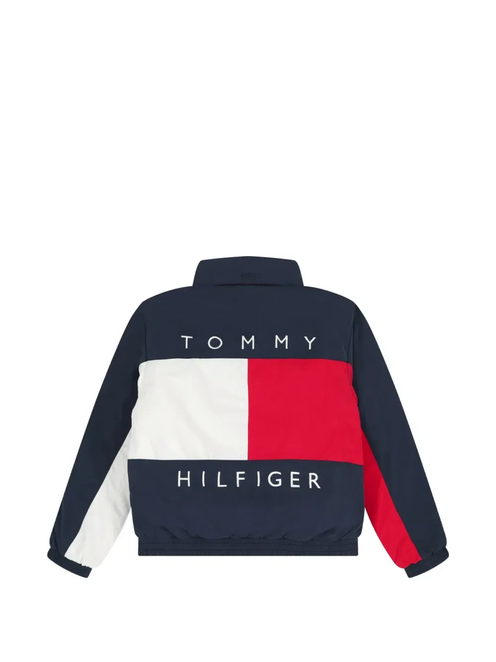 Куртка в классическом стиле с цветовыми блоками Tommy Hilfiger Junior, синий — фото 2