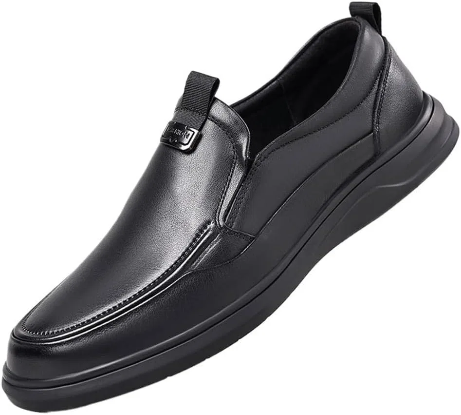 Туфли на каждый день мужские, Slip On, черные UOPYNE