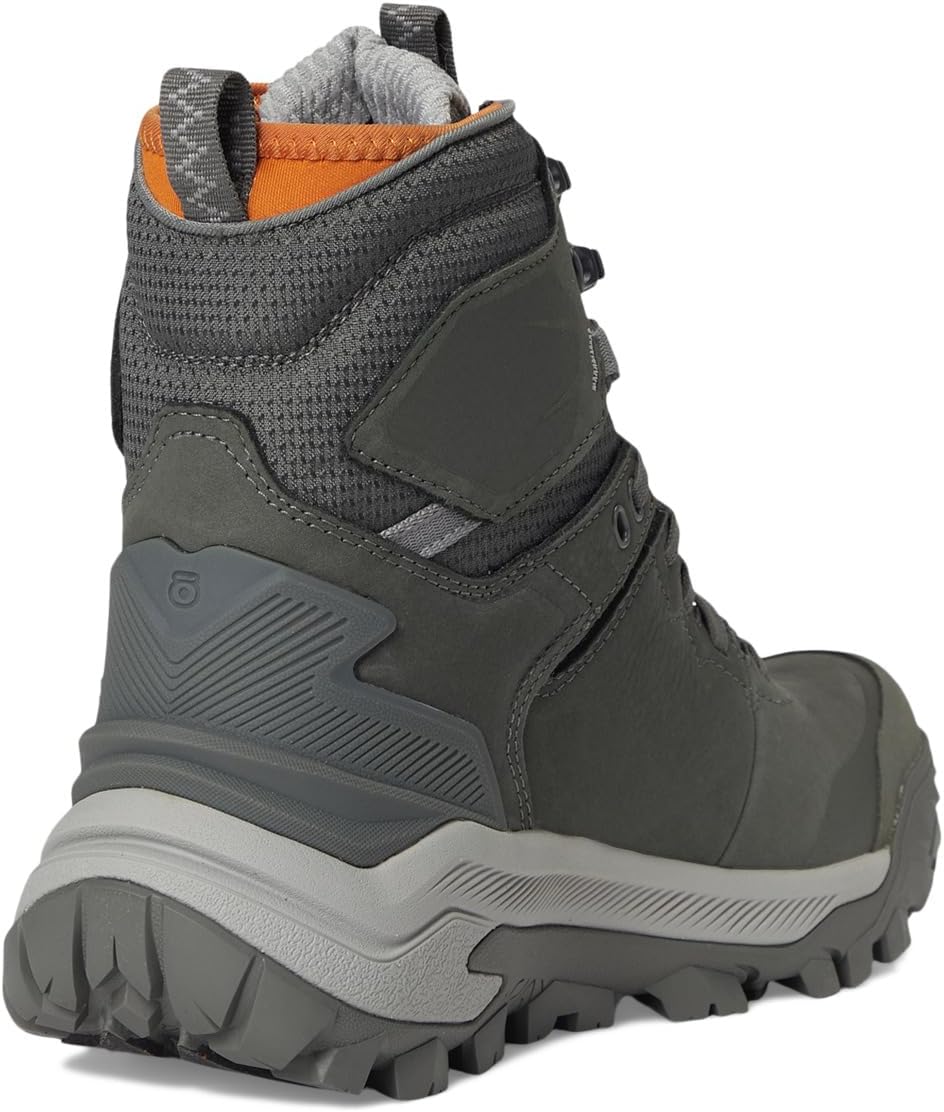 Мужские зимние водонепроницаемые ботинки Oboz Bangtail Mid Insulated B-DRY, Charcoal — фото 3